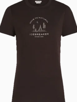 Icebreaker Women Merino 150 Tech Lite S/S Tee Peaceful Pass Bittersweet