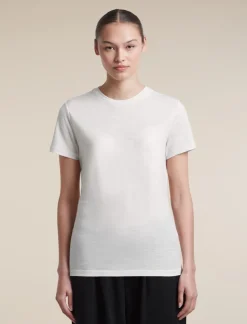 Icebreaker Women Merino 150 Tech Lite III SS Tee Ecru Hthr