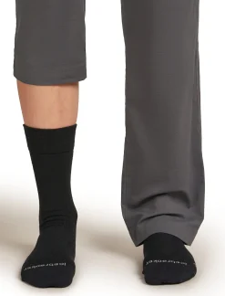 Icebreaker Women's Merino Hike+ Liner Crew Black