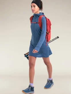 Icebreaker Women's Merino 260 Quantum Iv Longsleeve Zip Hoodie Dawn