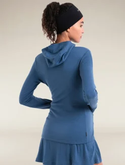 Icebreaker Women's Merino 260 Quantum Iv Longsleeve Zip Hoodie Dawn