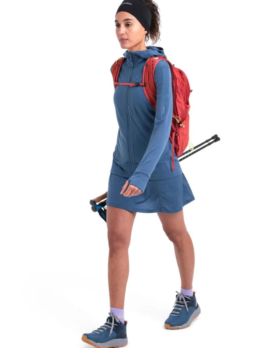 Icebreaker Women's Merino 260 Quantum Iv Longsleeve Zip Hoodie Dawn