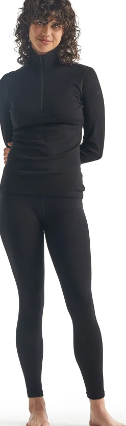 Icebreaker Women's Merino 260 Tech Thermal Leggings Black