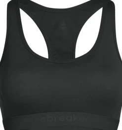 Icebreaker Women's Merino 125 Zoneknit Racerback Bra Black