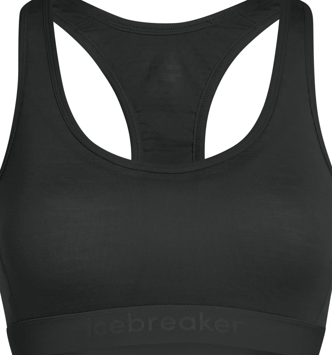 Icebreaker Women's Merino 125 Zoneknit Racerback Bra Black