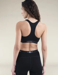 Icebreaker Women's Merino 125 Zoneknit Racerback Bra Black