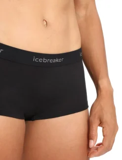 Icebreaker Women's 200 Oasis Boy Shorts Black