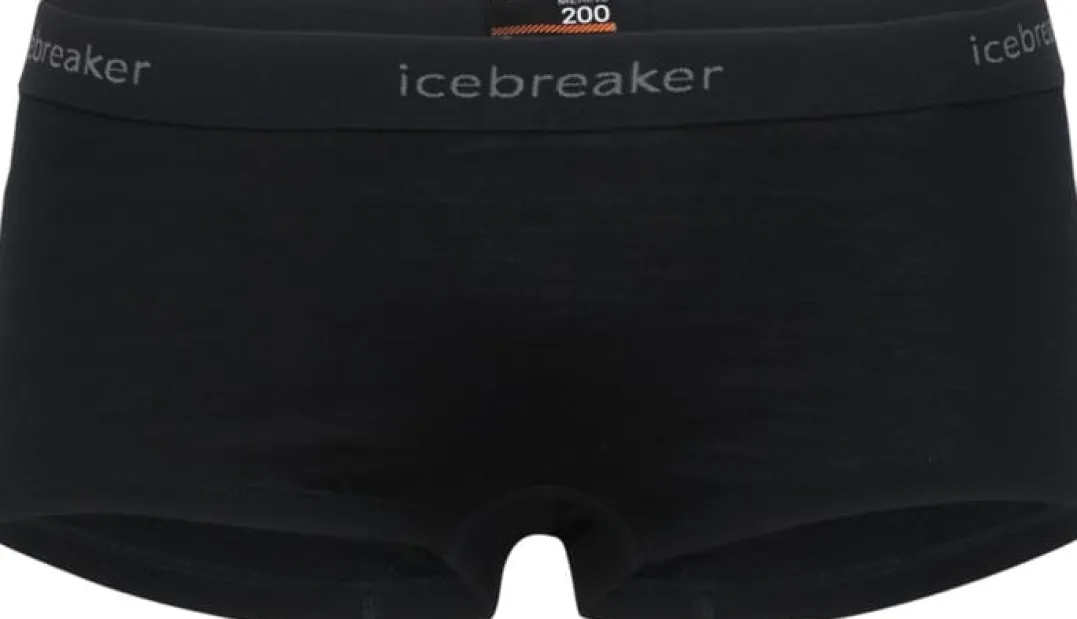 Icebreaker Women's 200 Oasis Boy Shorts Black
