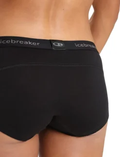 Icebreaker Women's 200 Oasis Boy Shorts Black