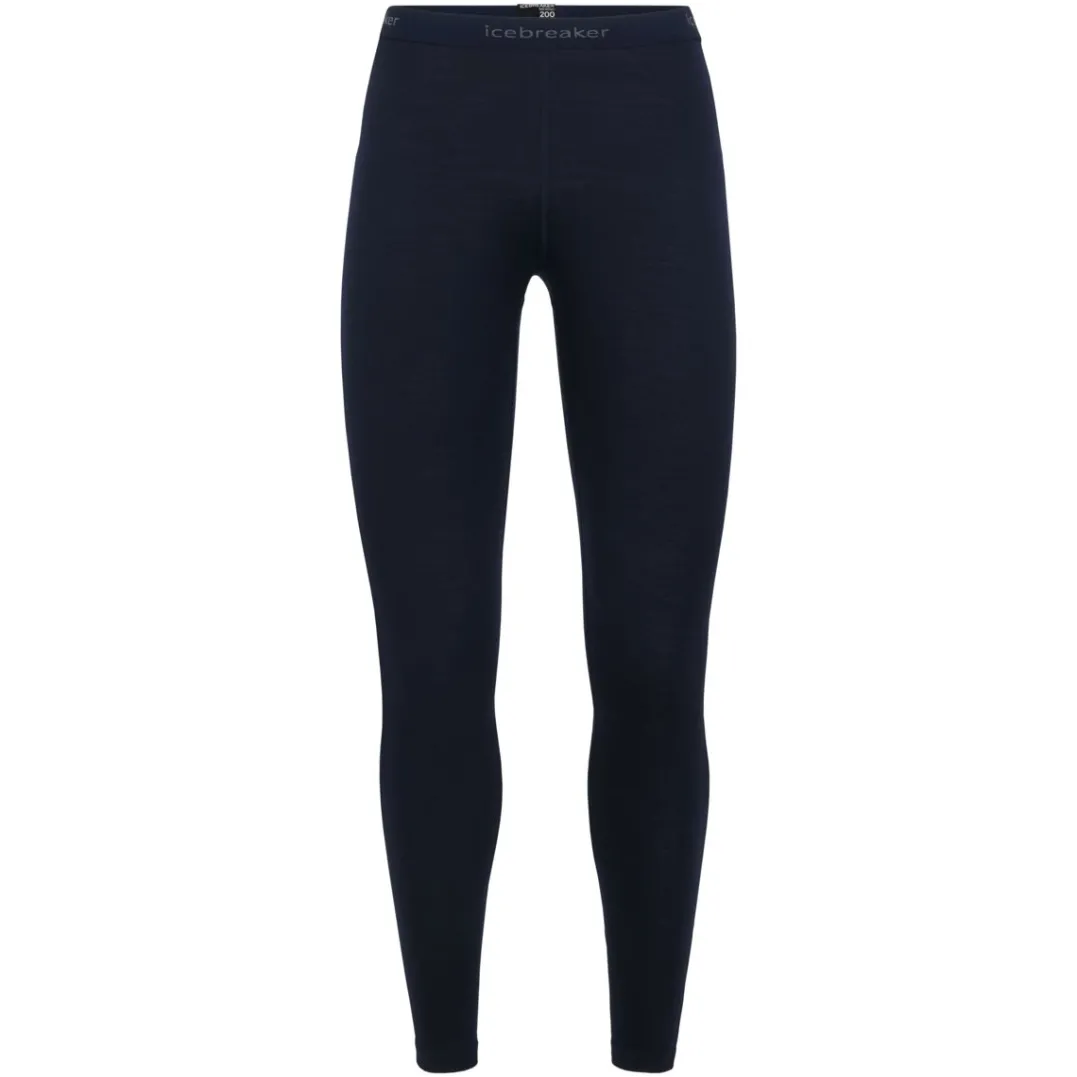 Icebreaker Women's 200 Oasis Leggings Midnight Navy