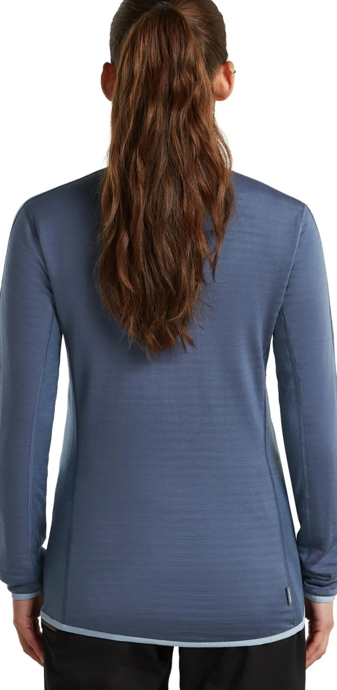 Icebreaker Wom Mer300 Realfleece Desc Ls Zip Dawn/zincblue/cb