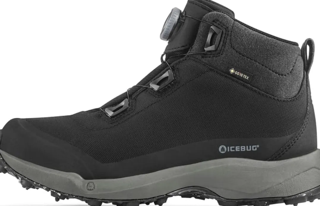 Icebug Men's Stavre BUGrip GORE-TEX Black/Granite