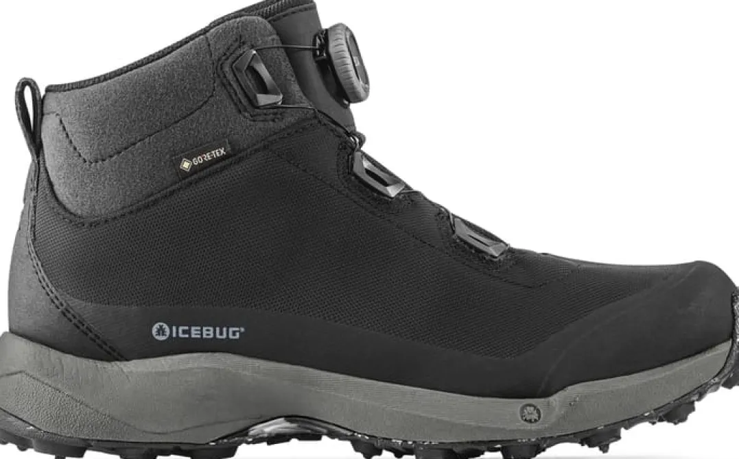 Icebug Men's Stavre BUGrip GORE-TEX Black/Granite