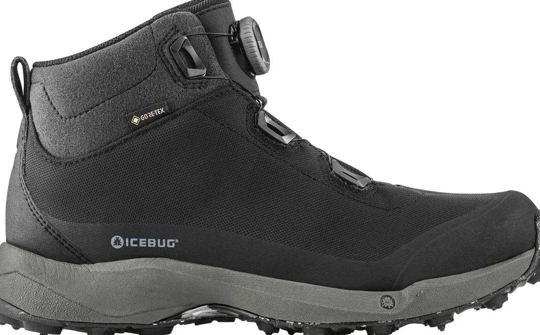Icebug Women's Stavre BUGrip GORE-TEX Black/Granite