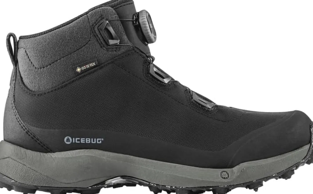 Icebug Women's Stavre BUGrip GORE-TEX Black/Granite