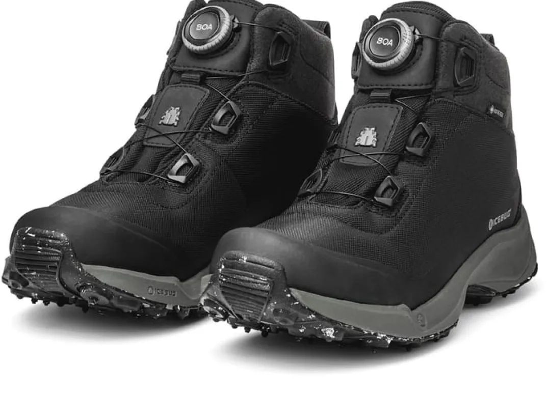 Icebug Women's Stavre BUGrip GORE-TEX Black/Granite
