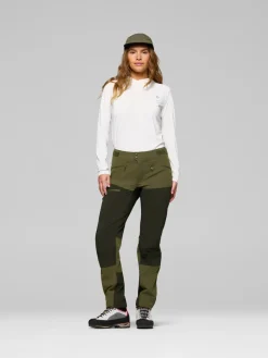 .ic{margin-bottom:16px}Norrøna Women's Femund Cotton Flex1 Light Pants Olive Night/Rosin