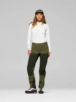 .ic{margin-bottom:16px}Norrøna Women's Femund Cotton Flex1 Light Pants Olive Night/Rosin