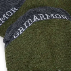 .i0{margin-bottom:16px}Gridarmor Heritage Merino Socks Green/Grey/White