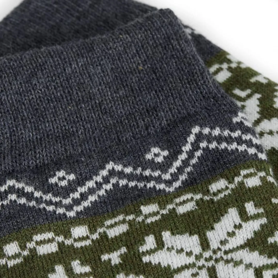 .i0{margin-bottom:16px}Gridarmor Heritage Merino Socks Green/Grey/White