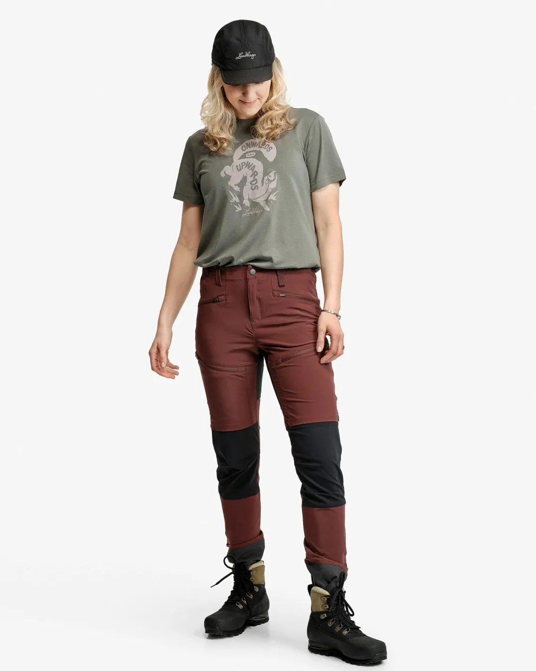 .i8{margin-bottom:16px}Lundhags Women's Padje Stretch Pant Burgundy/black