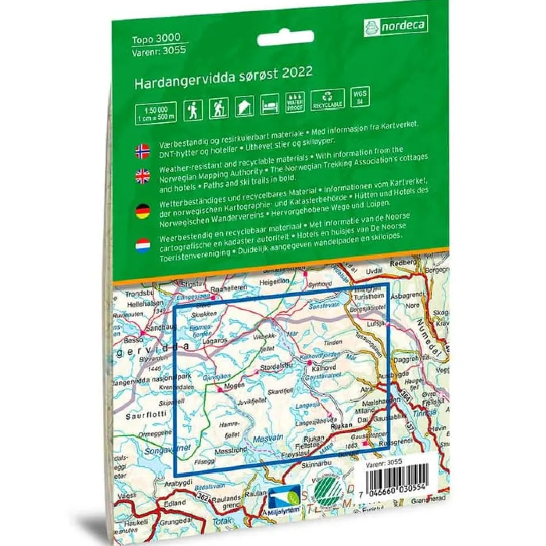.i1{margin-bottom:16px}Nordeca Hardangervidda sørøst 1:50 000 2022