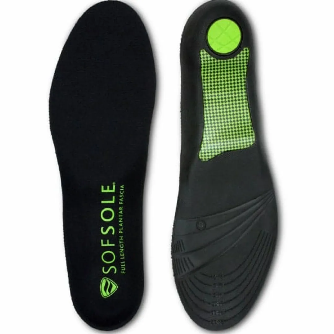 Implus/Sof Sole Såle Full Plantar Fascia Sort