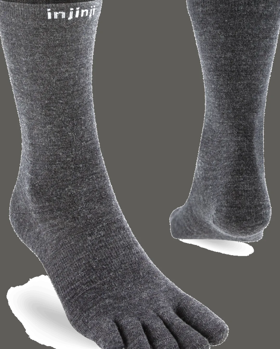 Injinji Liner Crew Wool Slate