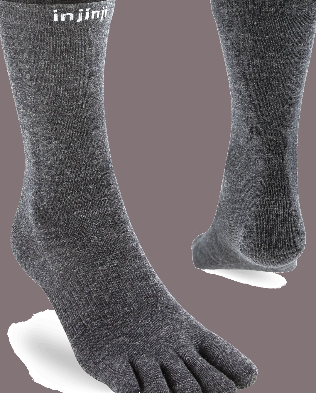 Injinji Liner Crew Wool Slate