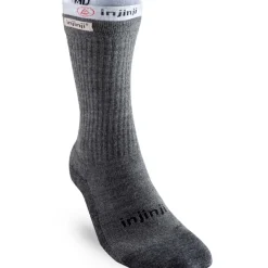 Injinji Men's Liner + Hiker Crew Charcoal