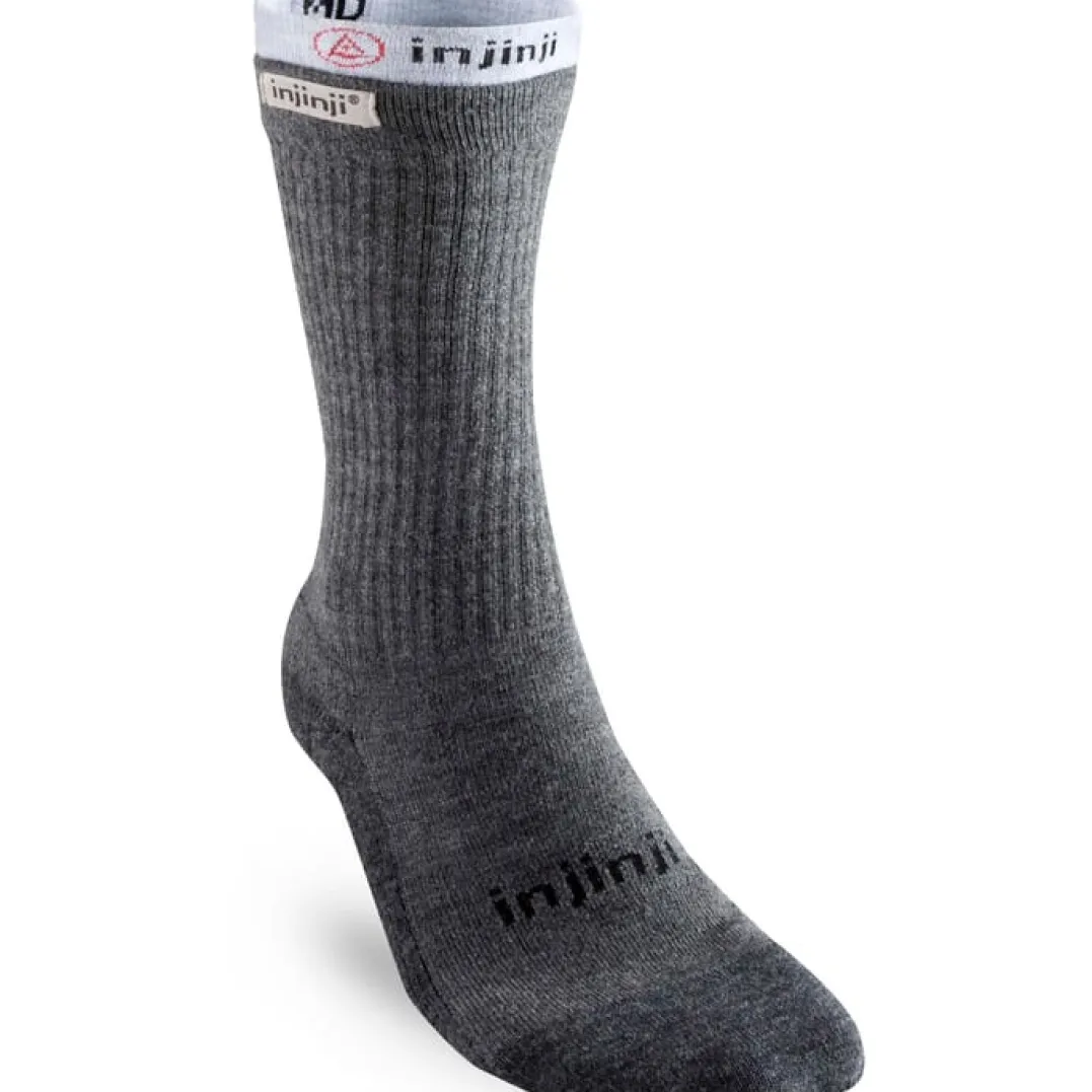 Injinji Men's Liner + Hiker Crew Charcoal