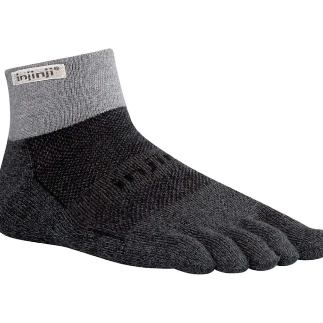 Injinji Men's Trail Midweight Mini Crew Granite