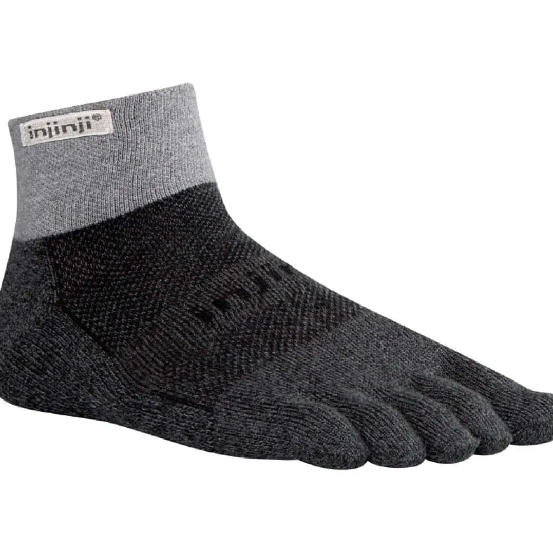 Injinji Men's Trail Midweight Mini Crew Granite
