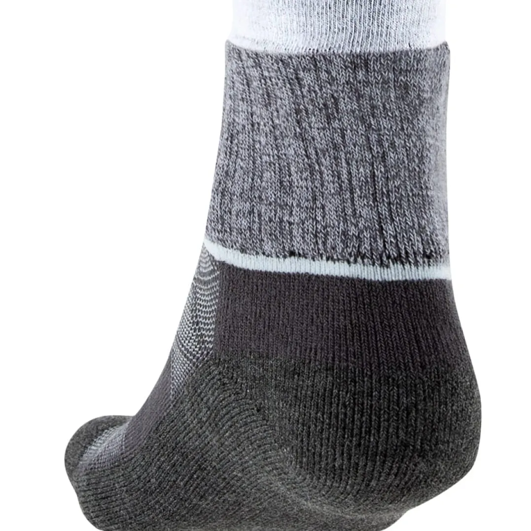 Injinji Women's Liner + Runner Mini-Crew Gray