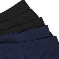 .in{margin-bottom:16px}Gridarmor Men's Steine 5p Cotton Boxers 2.0 Black/Blue