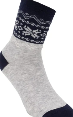 .in{margin-bottom:16px}Gridarmor Heritage Merino Socks Lt. Grey/Dk Navy/White