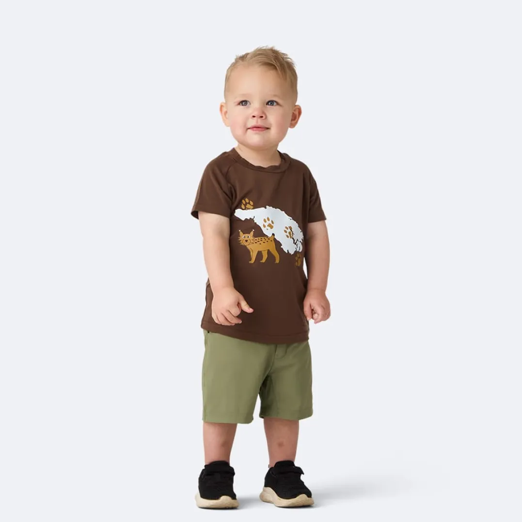 Isbjörn of Sweden Fox All Mountain Shorts Kids Moss