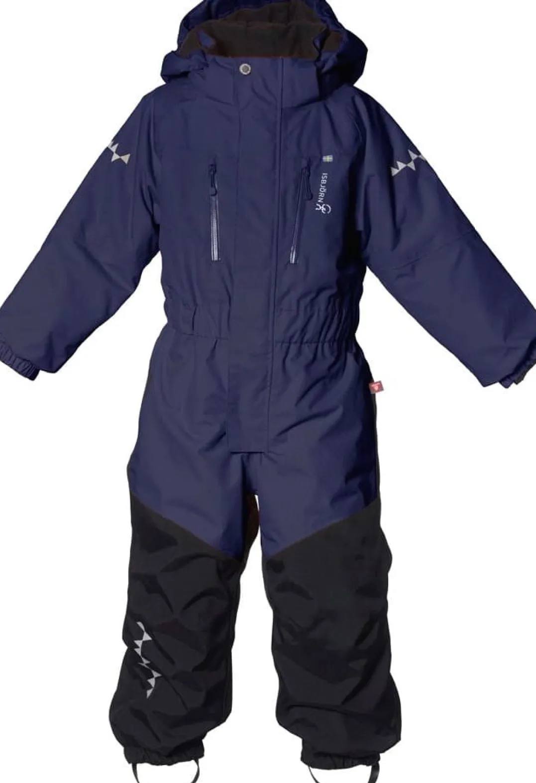 Isbjörn of Sweden Kids' Penguin Snowsuit Navy