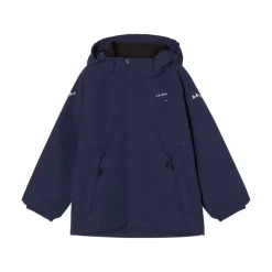 Isbjörn of Sweden Kids' Penguin Hardshell Jacket Navy
