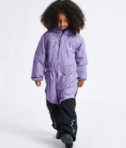 Isbjörn of Sweden Kids' Penguin Snowsuit Lavender