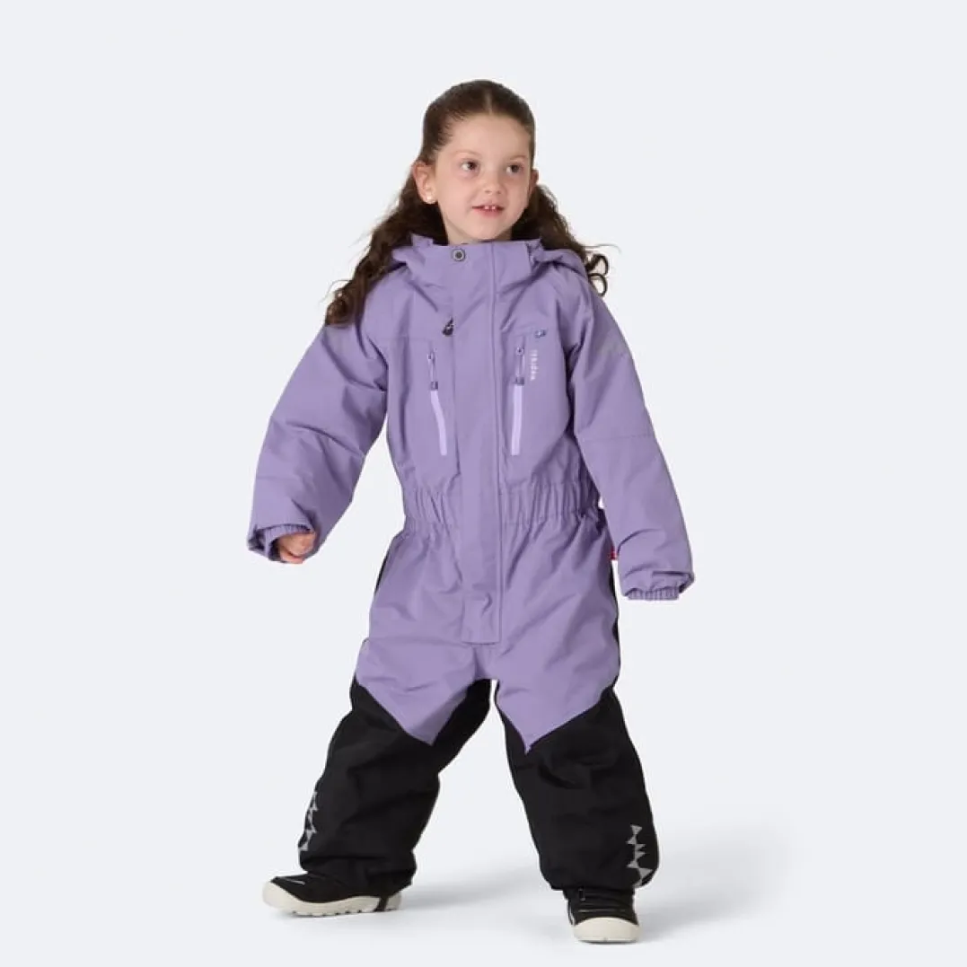 Isbjörn of Sweden Kids' Penguin Snowsuit Lavender