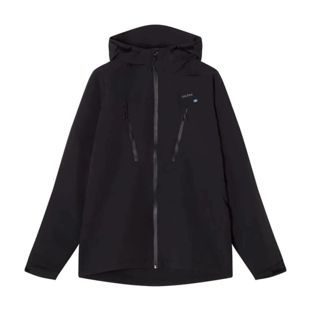 Isbjörn of Sweden Teens' Monsune Hardshell Jacket Black
