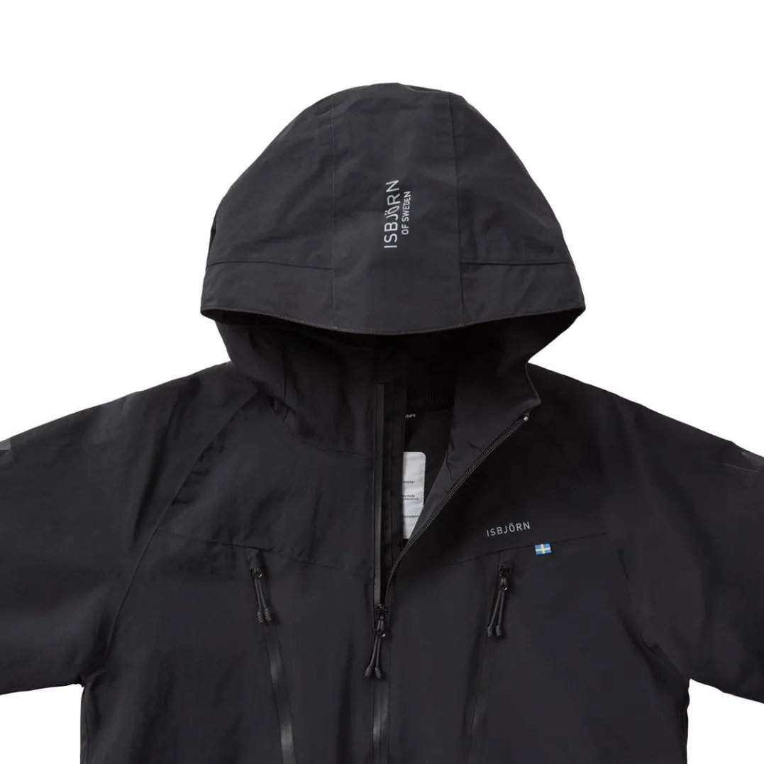 Isbjörn of Sweden Teens' Monsune Hardshell Jacket Black