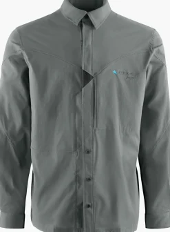 .ix{margin-bottom:16px}Klättermusen Men's Garm Long-Sleeve Shirt Teal Grey