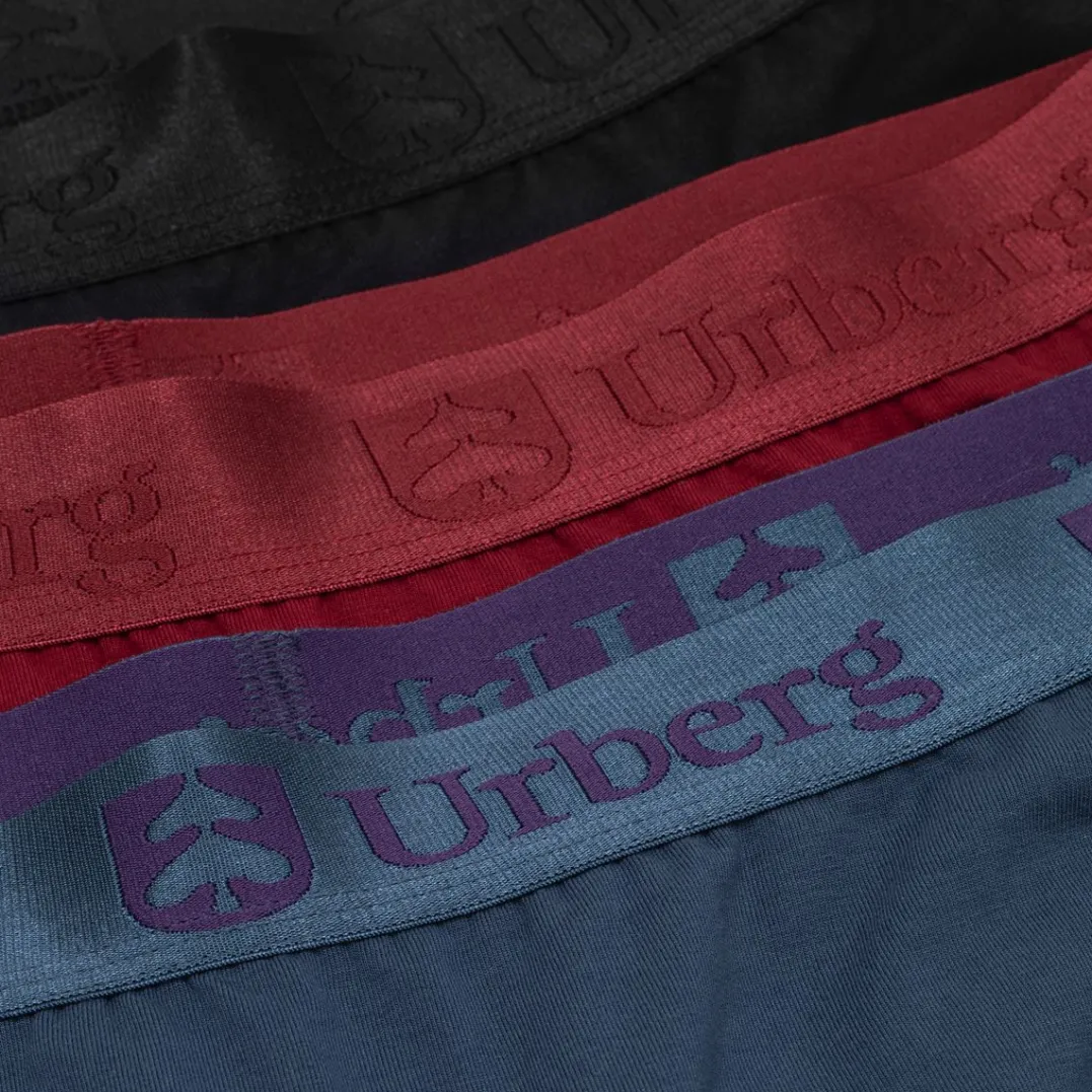 .ja{margin-bottom:16px}Urberg Women's Isane 3-pack Bamboo Boxers Cabarnet/Midnight Navy/Black Beauty