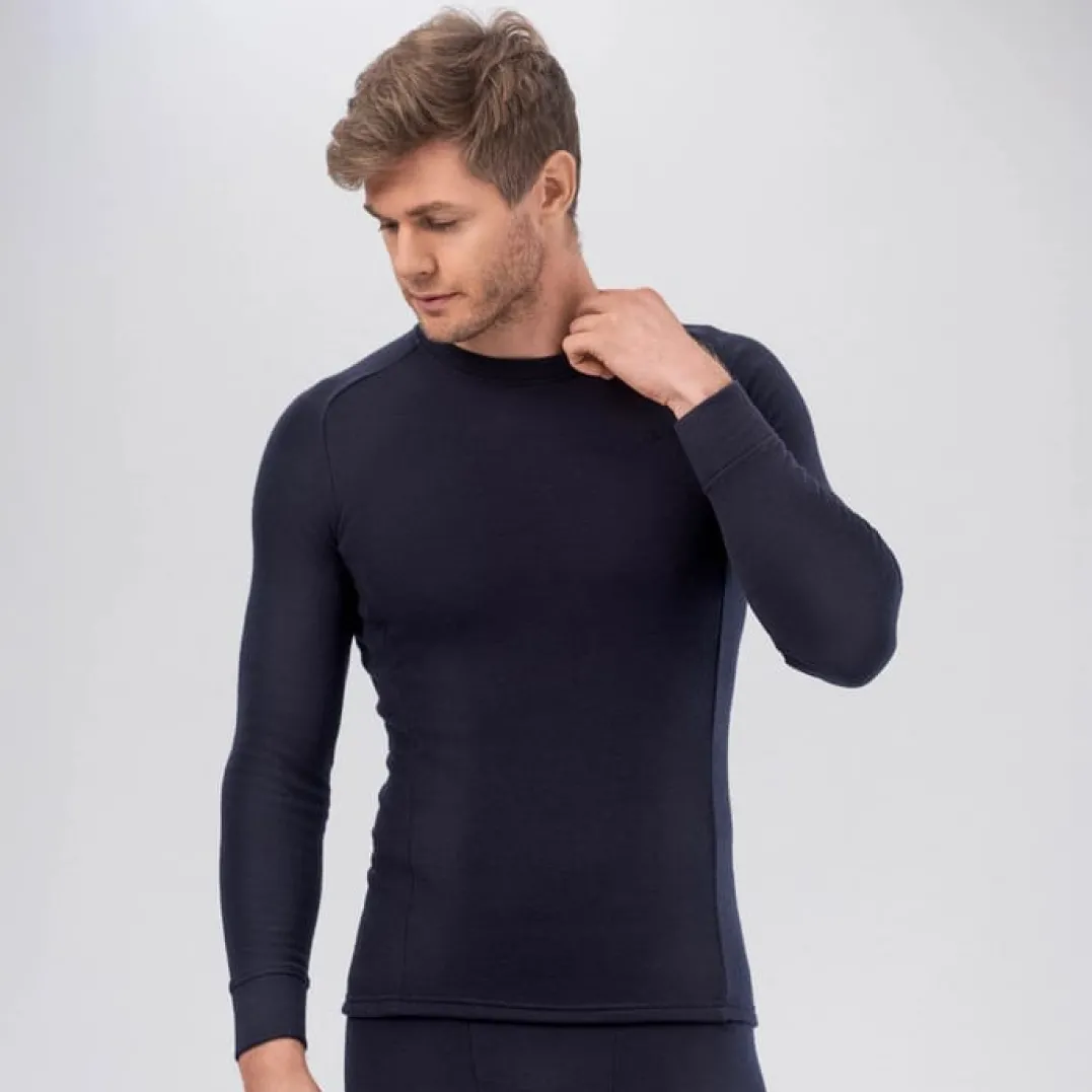 Janus Airwool Merino 260 Crew M Navy