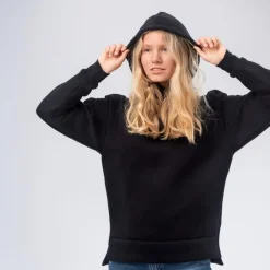 Janus AirWool Merino 280 Hood Jkt W Black