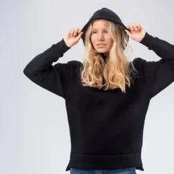 Janus AirWool Merino 280 Hood Jkt W Black