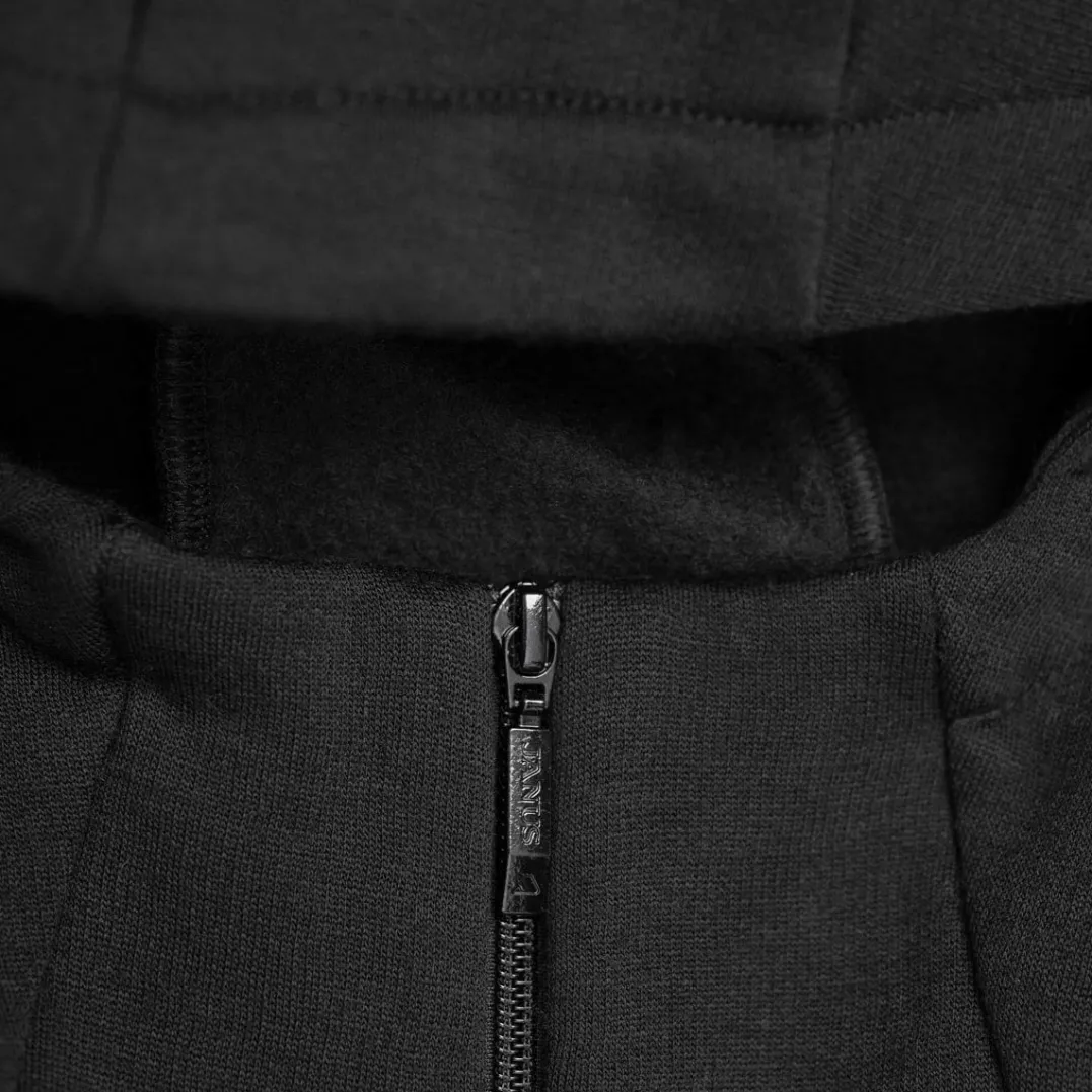 Janus AirWool Merino 280 Hood Jkt M Black