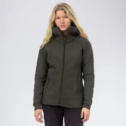 Janus AirWool Merino 280 Hood Jkt W Forest Night